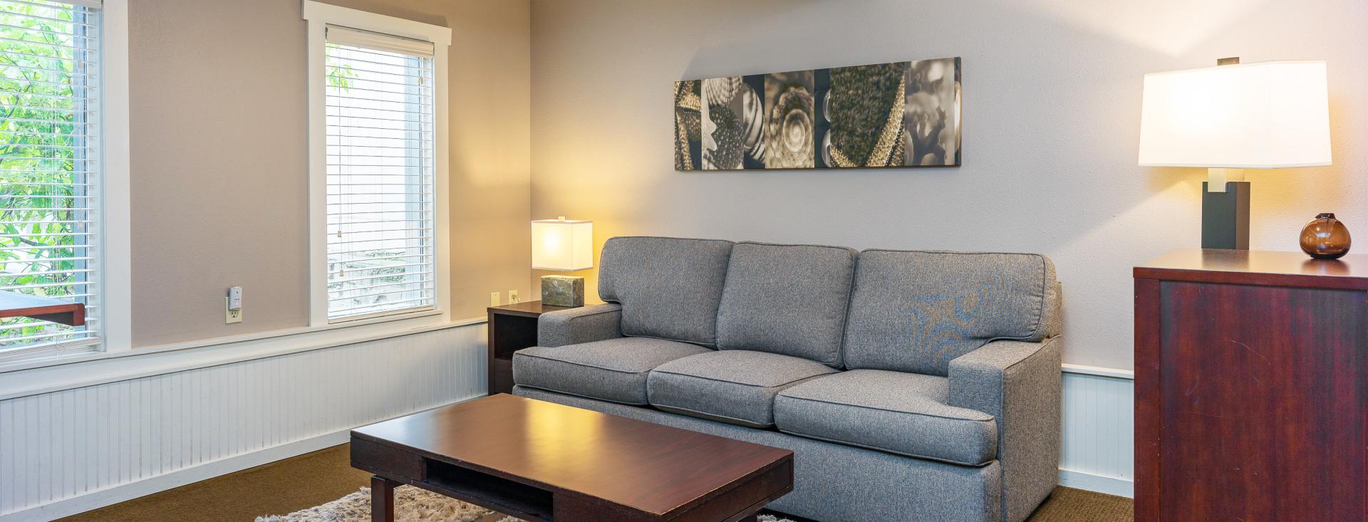 Bird Rock Hotel - San Juan Island Washington - Whidbey couch