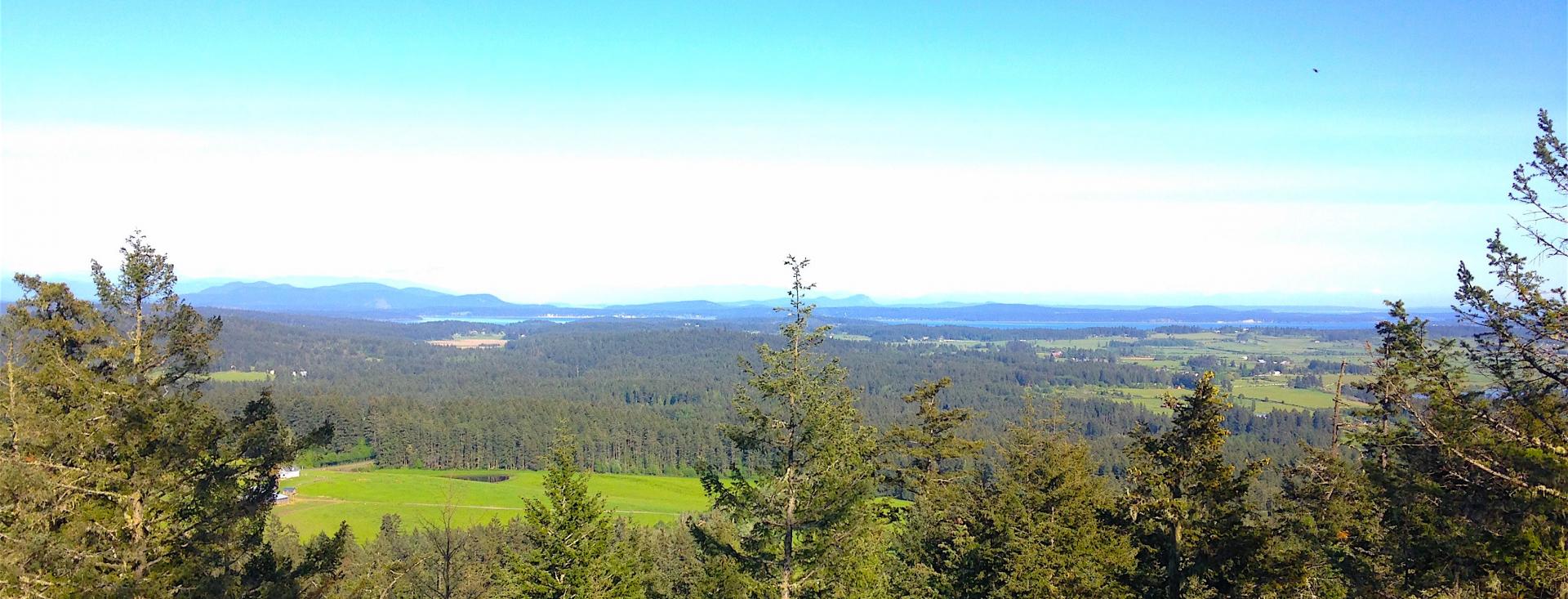 View from Mt. Grant on San Juan Island