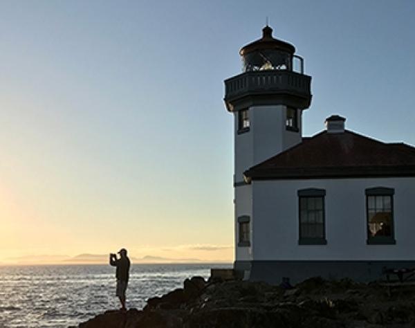 Lime Kiln LIghthouse, San Juan Island, Washington