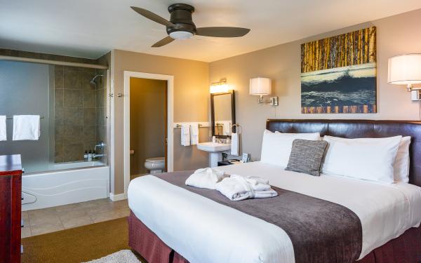 Bird Rock Hotel - San Juan Island Washington - Orcas bed